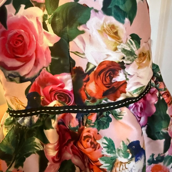 NWT Pippa & Julie Pink and Red Floral Valentines Party Dress 10 - Picture 2 of 7
